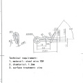 Steel B-type R-shapedfor machine Hairpin Latch Lock Pins